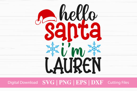 Reviewing Hello Santa I m Lauren for Holiday Embroidery
