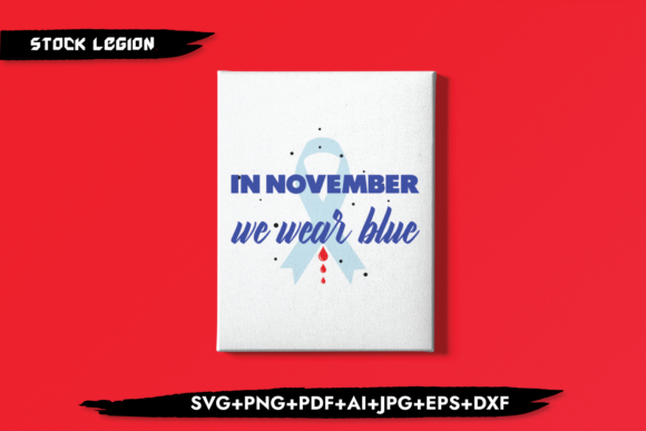 Reviewing In November We Wear Blue for Embroidery