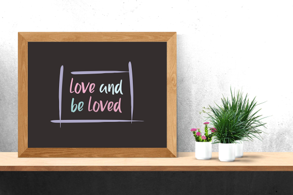 Reviewing Love and Be Loved Hand Drawn Graphic for Embroidery