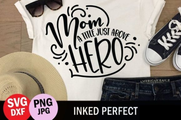 Reviewing Mom a Title Just Above Hero for Embroidery