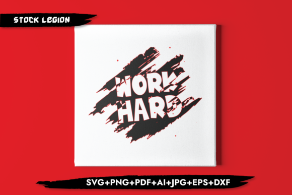 Work Hard: A Designer’s Take on This Bold Quote Design